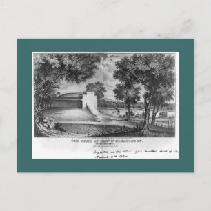 William Henry Harrison tomb, North Bend, Ohio Postcard