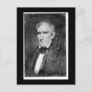 William Henry Harrison vintage photo postcard