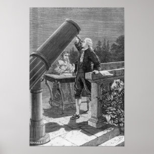 William Herschel Discovers the Planet Uranus Poster