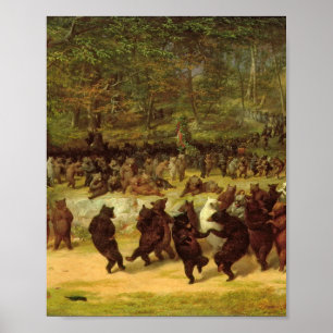 William Holbrook Beard - The Bear Dance Poster