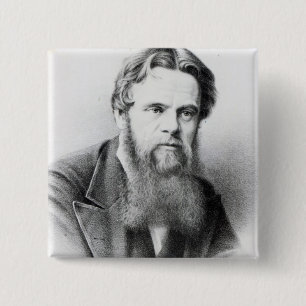 William Holman Hunt 2 Inch Square Button