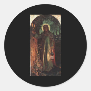 William Holman Hunt Light of the World Classic Round Sticker