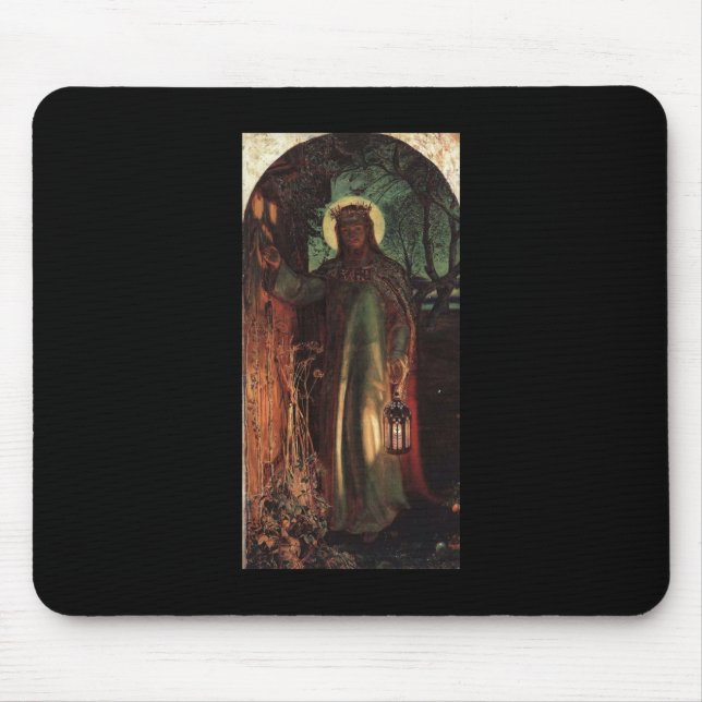 William Holman Hunt Light of the World Mouse Pad (Front)