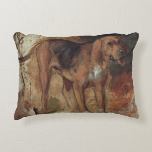 William Holman Hunt - Study of a Bloodhound Accent Pillow