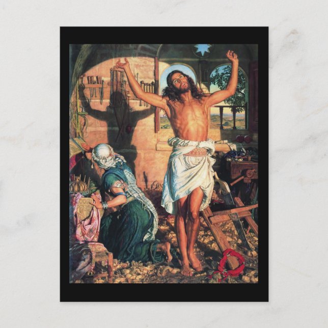 William Holman Hunt The Shadow of Death Postcard (Front)