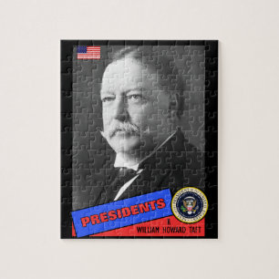William Howard Taft Baseball Card Jigsaw Puzzle