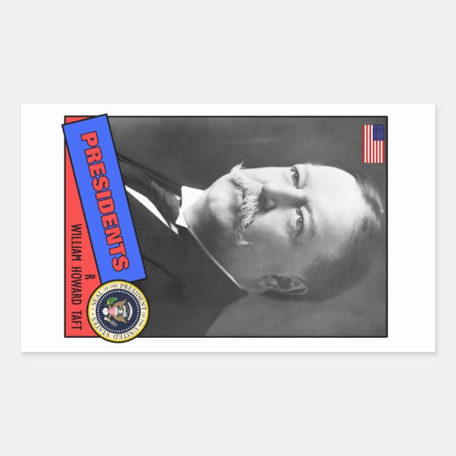 William Howard Taft Baseball Card Sticker (Front)