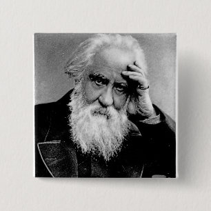 William Huggins, 1910 2 Inch Square Button