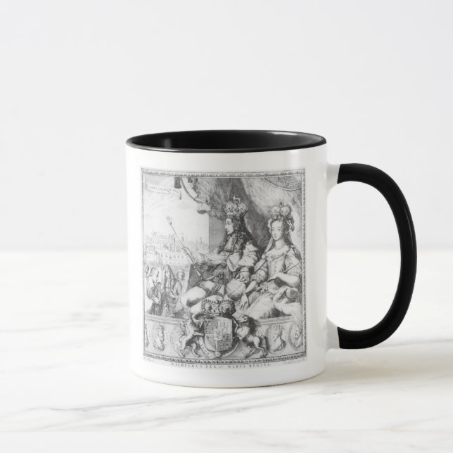 William III  and Mary II Mug (Right)