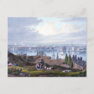 William James Bennett Baltimore from Federal Hill  Postcard