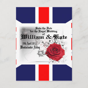 William & Kate Royal Wedding Collectibles Souvenir Postcard