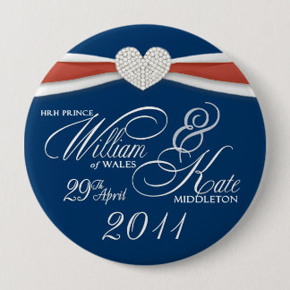 William & Kate - Royal Wedding Souvenir Pin
