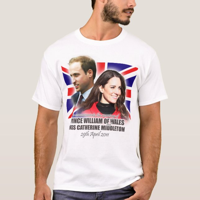 William & Kate Royal Wedding T-Shirt (Front)