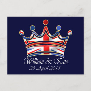 William & Kate Wedding Postcard