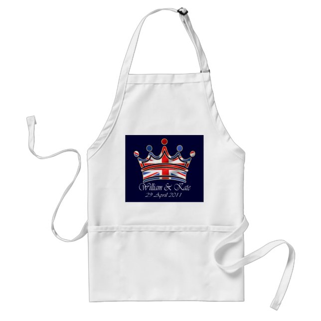 William & Kate Wedding Standard Apron (Front)