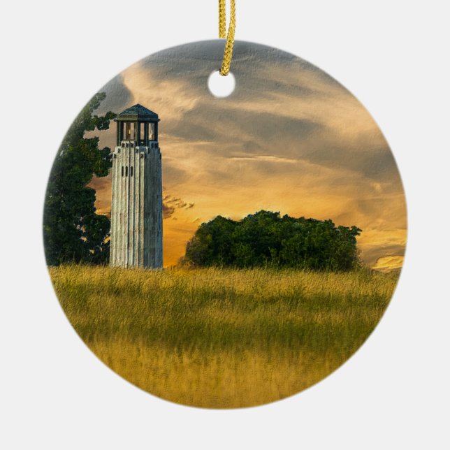 William Livingstone Lighthouse Ceramic Ornament (Front)