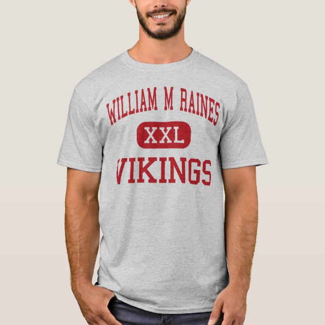 William M Raines - Vikings - High - Jacksonville T-Shirt (Front)