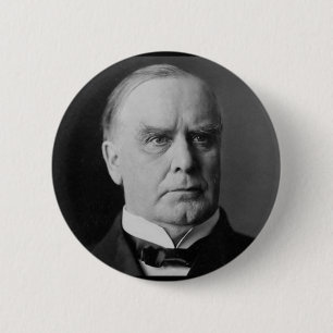 William Mckinley 25 2 Inch Round Button