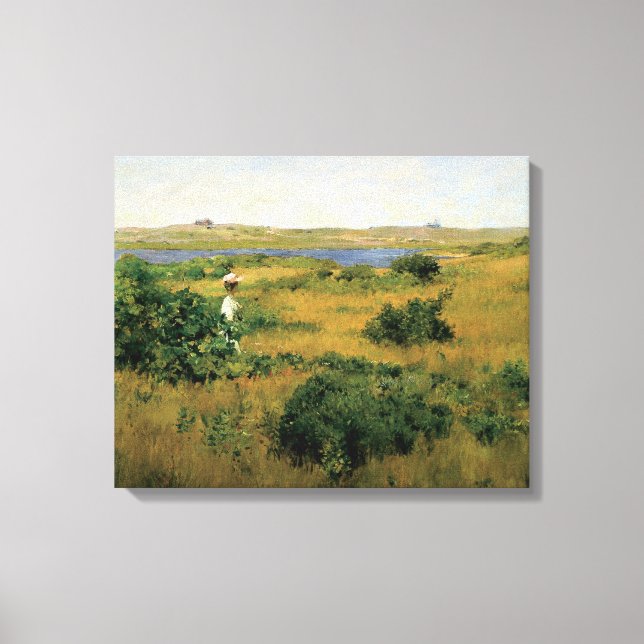 William Merritt Chase - Summer at Shinnecock Hills Canvas Print (Front)