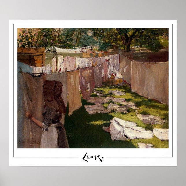 William Merritt Chase Zedign Art Poster #53 (Front)