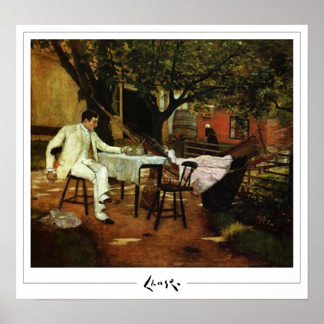 William Merritt Chase Zedign Poster d'art #330 (Devant)