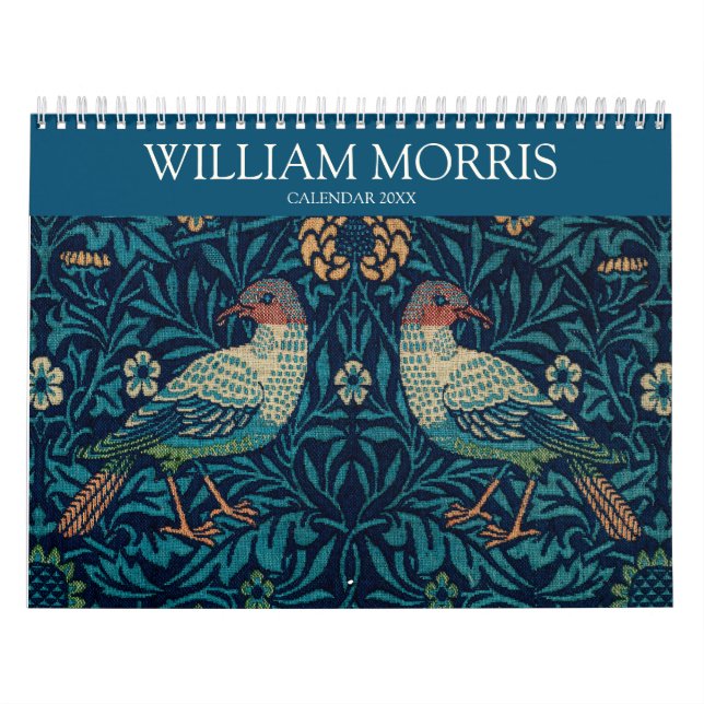 William Morris 2024 Vintage Painting Pattern Calendar (Cover)