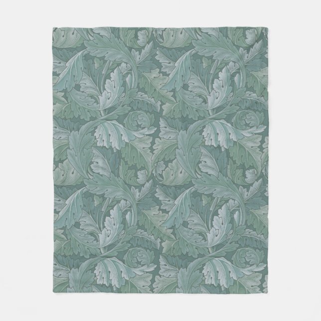 William Morris Acanthus Botanical Harmony Classic Fleece Blanket (Front)