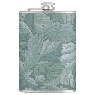 William Morris Acanthus Botanical Harmony Classic Hip Flask