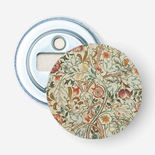 William Morris Acanthus Embroidery Floral Pattern Bottle Opener
