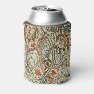 William Morris Acanthus Embroidery Floral Pattern Can Cooler