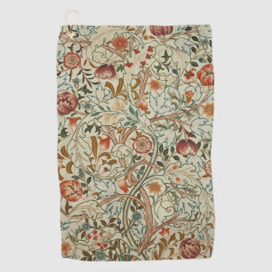 William Morris Acanthus Embroidery Floral Pattern Golf Towel