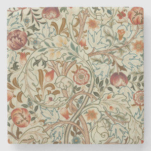 William Morris Acanthus Embroidery Floral Pattern  Stone Coaster