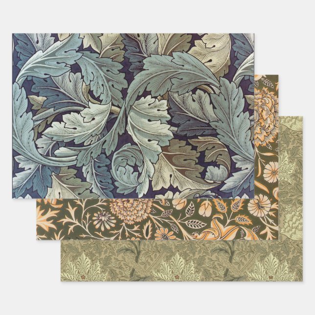 William Morris Acanthus Feuilles (Lot)