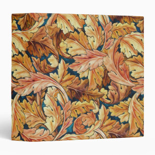 William Morris Acanthus Leaf Autumn Pattern Binder