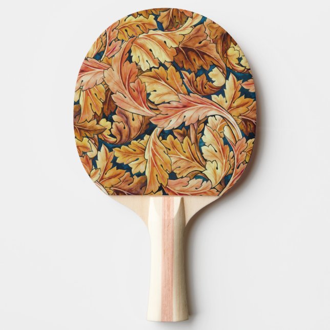 William Morris Acanthus Leaf Autumn Pattern Ping Pong Paddle (Front)