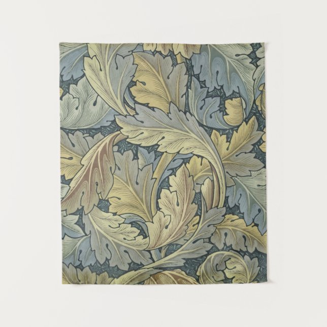 William Morris Acanthus Leaves Floral Art Nouveau Tapestry (Front)