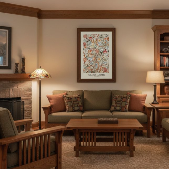 William Morris Acanthus Mission Style  Poster (Creator Uploaded)