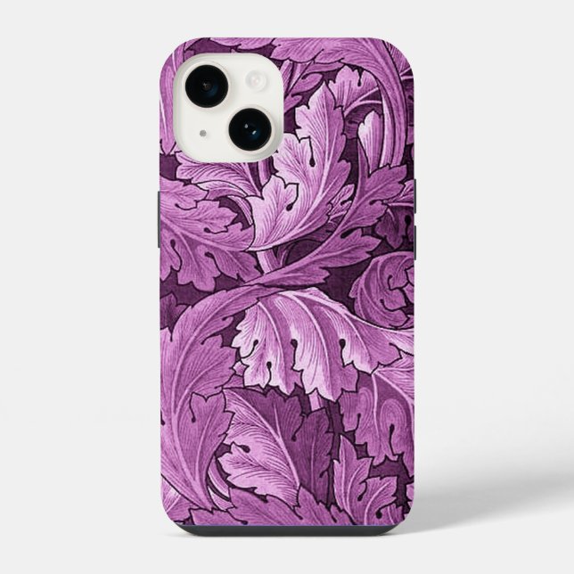 William Morris Acanthus Pattern Iphone Case (Back)