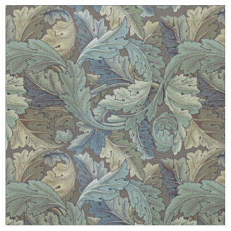 William Morris Acanthus Sage Flower Floral Botanic Fabric