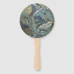 William Morris Acanthus Sage Flower Floral Botanic Hand Fan
