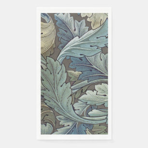 William Morris Acanthus Sage Flower Floral Botanic Napkin