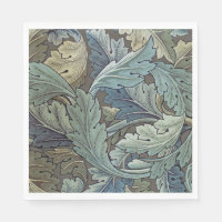 William Morris Acanthus Sage Flower Floral Botanic