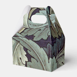 William Morris Acanthus Wallpaper Leaves Favor Box
