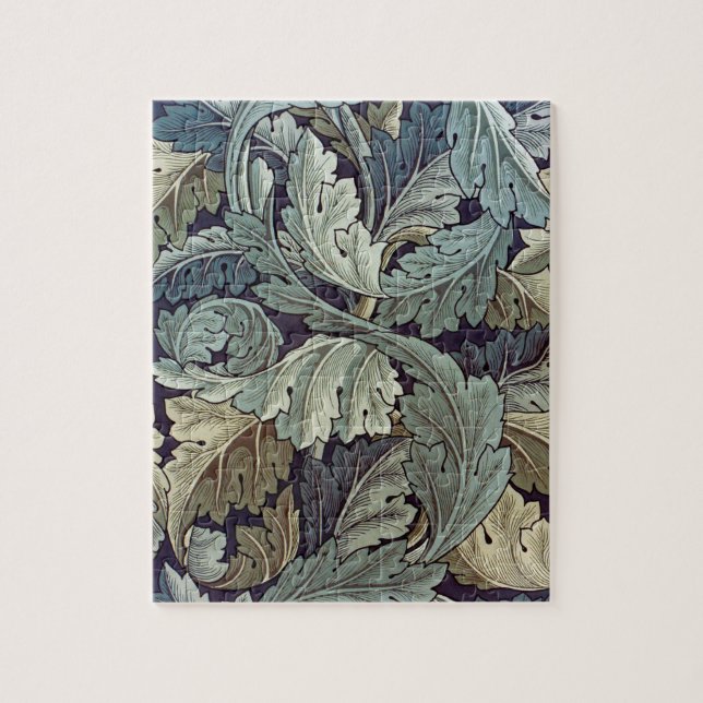 William Morris Acanthus Wallpaper Leaves Jigsaw Puzzle (Vertical)