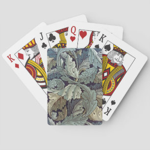 William Morris Acanthus Wallpaper Leaves Playing Cards