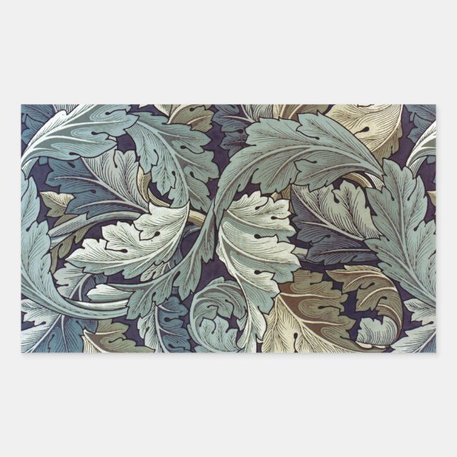 William Morris Acanthus Wallpaper Leaves Sticker (Front)