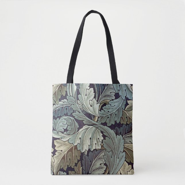 William Morris Acanthus Wallpaper Leaves Tote Bag (Front)