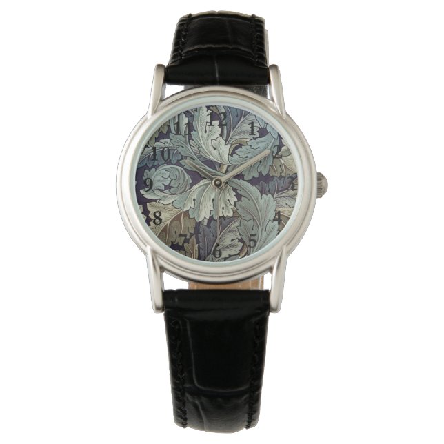 William Morris Acanthus Wallpaper Leaves Watch (Front)