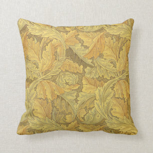 William Morris Acanthus Wallpaper Throw Pillow