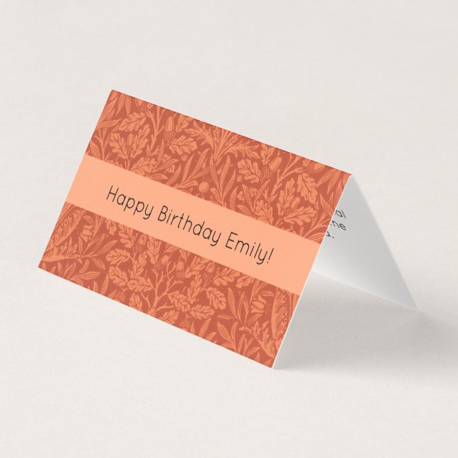 William Morris Acorn Fond d'écran Nature Design (Front)